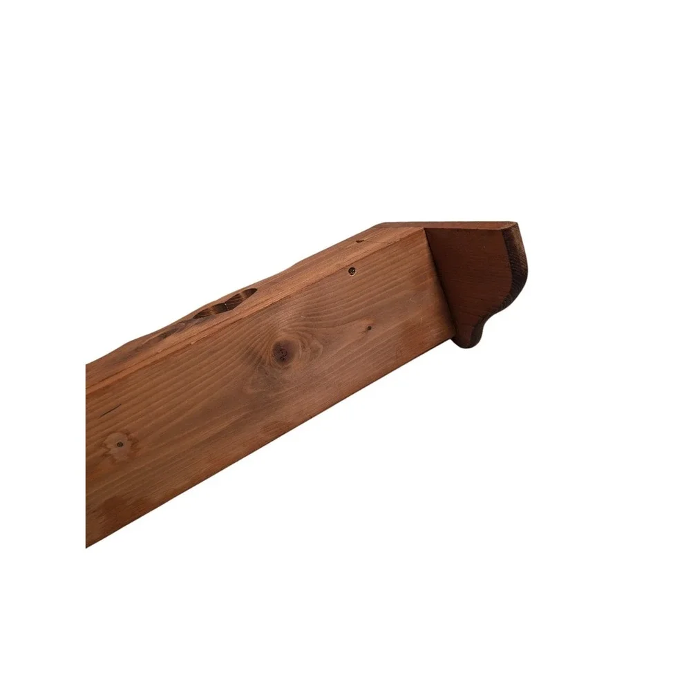Vintage Wood Heart Wall Shelf 37
